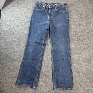 Levis 517 Jeans Mens 34x30 Blue Medium Wash Slim Bootcut Denim Pants Casual